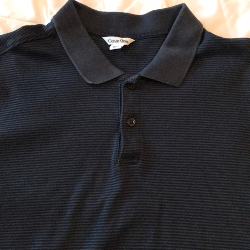 Calvin Klein Striped Polo